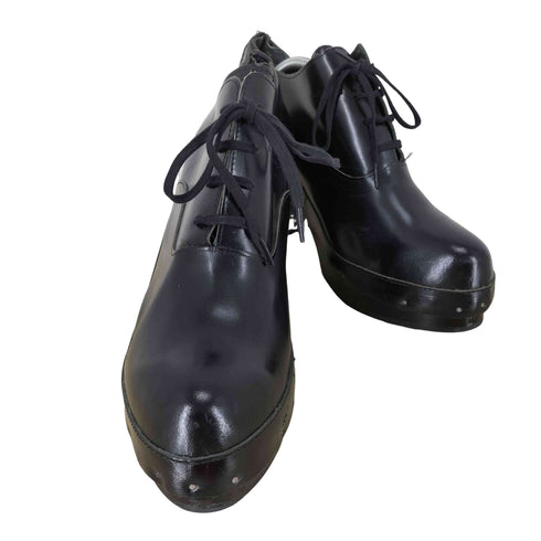 コムデギャルソン COMME des GARCONS レザーショートブーツ レディース 25 1/2