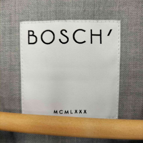 ボッシュ BOSCH ウールノーカラーテーラードジャケット パンツ スカートセットアップ レディース 36