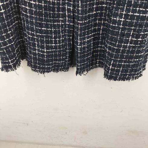 ザラ ZARA オフショルダーツイードドレスワンピース レディース import:M