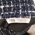 ザラ ZARA オフショルダーツイードドレスワンピース レディース import:M