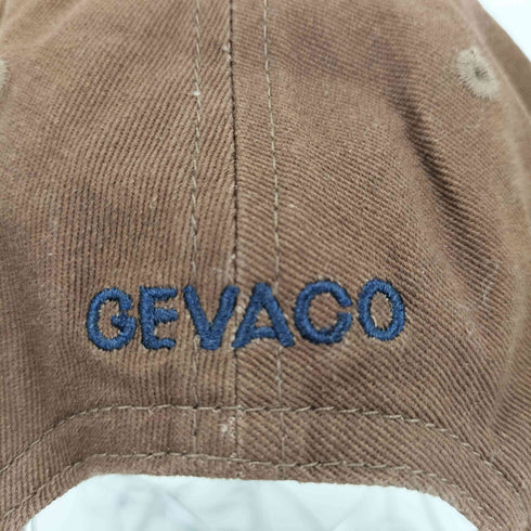 GEVACO ロゴ刺繍 6パネルキャップ レディース