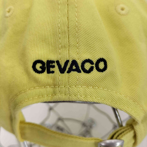 GEVACO ロゴ刺繍 6パネルキャップ レディース