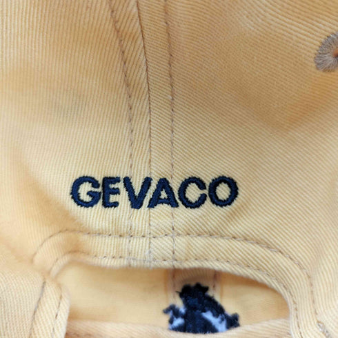 GEVACO ロゴ刺繍 6パネルキャップ レディース