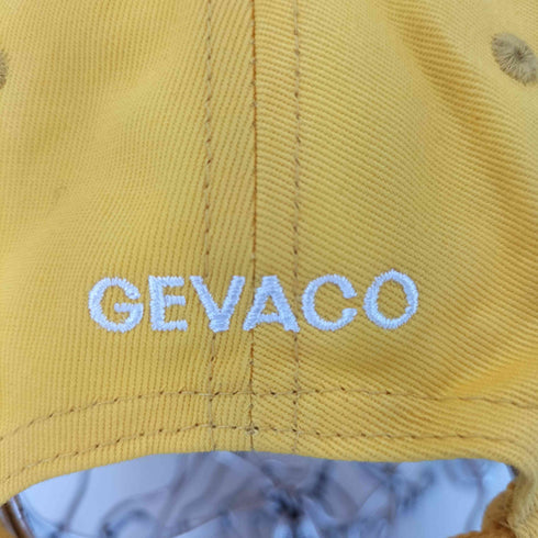 GEVACO ロゴ刺繍 6パネルキャップ レディース