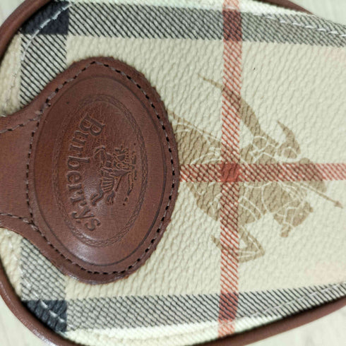 バーバリーズ BURBERRYS イングランド製 ノバチェック柄 レザーコインケース メンズ