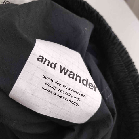 アンドワンダー and wander 22SS CORDURA cotton rip pants メンズ JPN:3