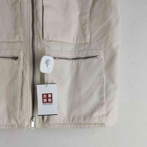 ザラマン ZARA MAN マルチポケット ジップアップベスト キナリ メンズ S-M