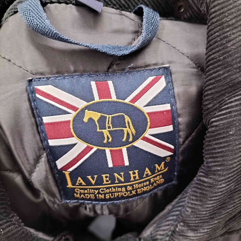 ラベンハム LAVENHAM フード付き 中綿キルティングジャケット メンズ 36