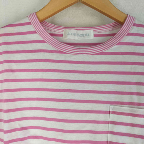 Jane Marple 23ss Marine border triple-ribbon T-shirt マリンボーダー トリプルリボンTシャツ レディース M