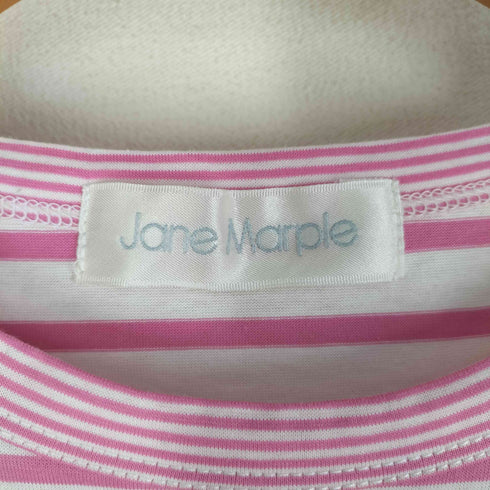 Jane Marple 23ss Marine border triple-ribbon T-shirt マリンボーダー トリプルリボンTシャツ レディース M