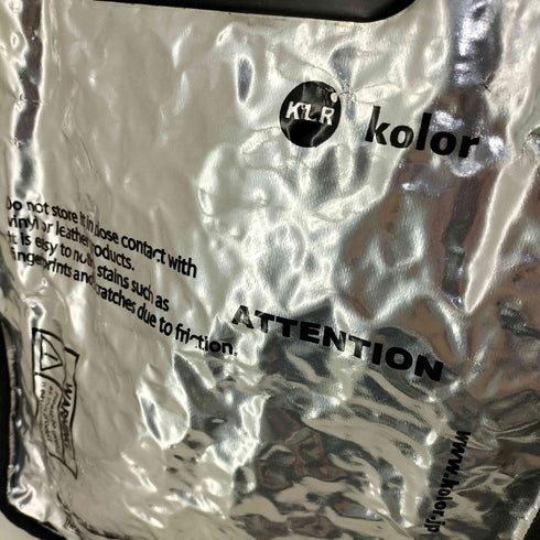 カラー kolor 21SS PVC 2WAY BAG トートバッグClutch Bag メンズ