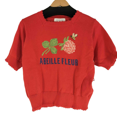 Jane Marple 23ss Trèfle braided sweater Trèfle編み込みセーター レディース M