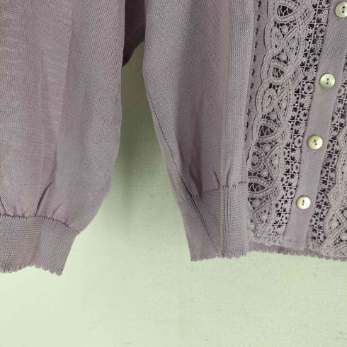 ジェーンマープルドンルサロン Jane Marple Dans Le Salon 23ss Front lace bolero cardigan フロントレース ボレロカーディガン レディース M