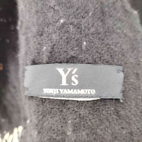ワイズ Ys 格子デザインフリンジマフラー レディース