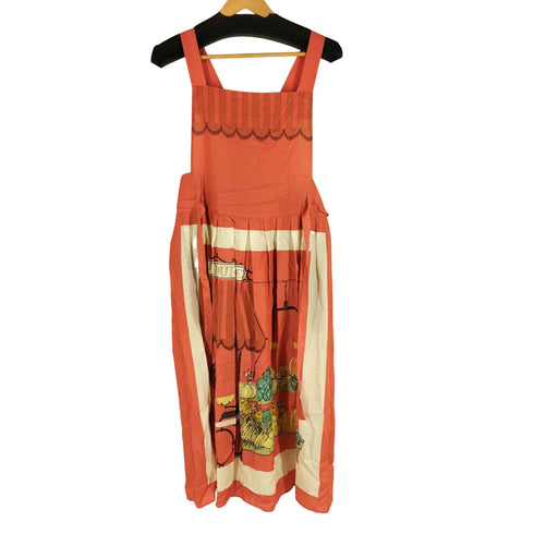 ジェーンマープルドンルサロン Jane Marple Dans Le Salon 23ss Bonne journée apron dress Bonne journéeエプロンドレス レディース M