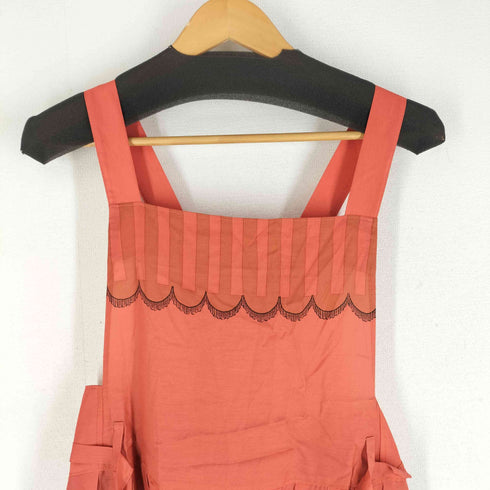 ジェーンマープルドンルサロン Jane Marple Dans Le Salon 23ss Bonne journée apron dress Bonne journéeエプロンドレス レディース M