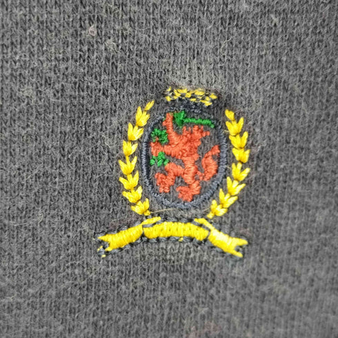 トミーヒルフィガー TOMMY HILFIGER 刺繍 前V クルーネックスウェット メンズ JPN:L