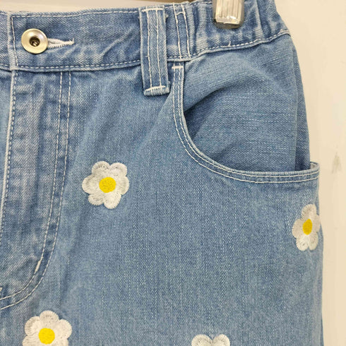 エージェム Agem 総柄刺繍デニムパンツ レディース JPN:L