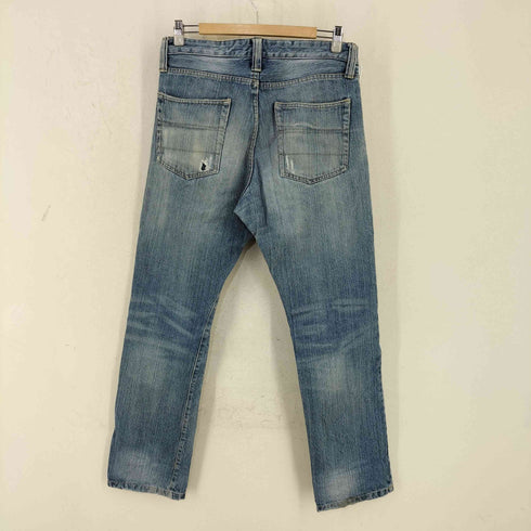 ドロボウニッキ 泥棒日記 月桂樹ボタンモチーフ ダメージ加工 デニムパンツ メンズ 40