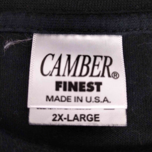 キャンバー CAMBER FINEST USA製 半袖Tシャツ 無地T メンズ 2XL