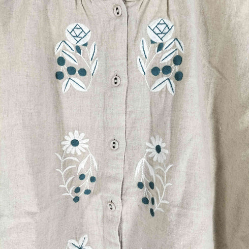 サマンサモスモス samansa Mos2 ×マカベアリス 22aw 刺繍ブラウス レディース FREE