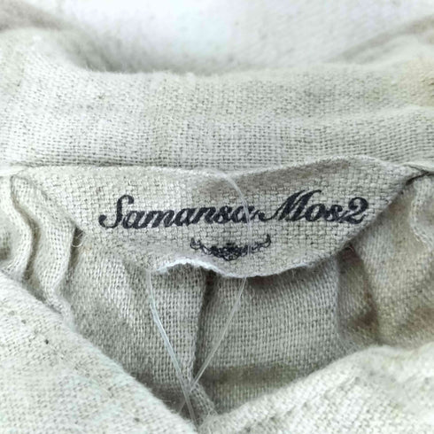 サマンサモスモス samansa Mos2 ×マカベアリス 22aw 刺繍ブラウス レディース FREE