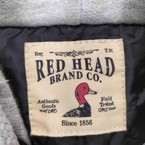 レッドヘッド RED HEAD パキスタン製 ジップアップ ブロックチェック フランネルシャツ メンズ XL