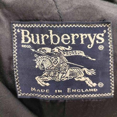バーバリーズ BURBERRYS ENGLAND製 BURELLA ウールギャバ バルマカーン コート メンズ 42 L