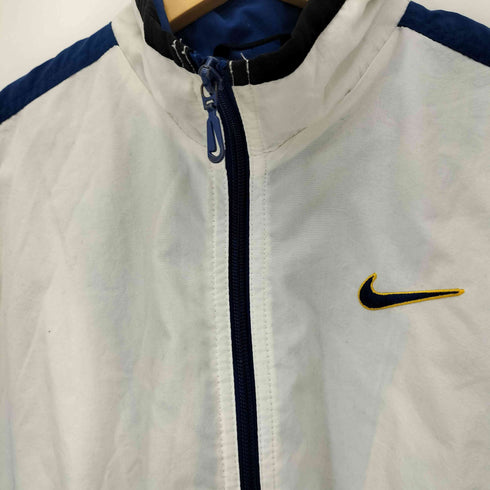 ナイキ NIKE 90S ロゴ刺繍 白タグ マルチカラー トラックジャケット レディース import:S