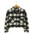 ザラ ZARA Cropped Check Overshirt クロップド オーバーシャツ レディース import:M