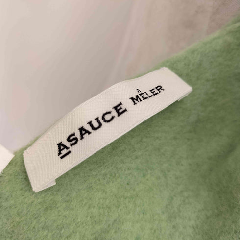 アソースメレ asauce meler ウール フリンジ マフラー レディース