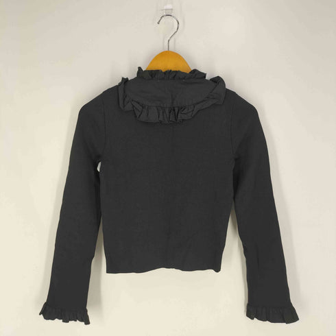 ザラ ZARA Combination Knit Sweater フリルニットブラウス レディース import:M