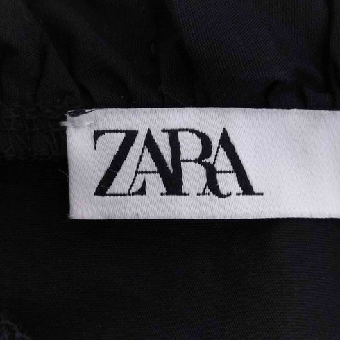 ザラ ZARA Combination Knit Sweater フリルニットブラウス レディース import:M
