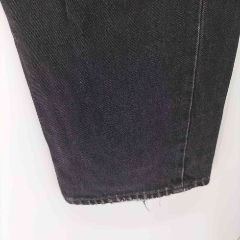 リーバイス Levis USA製 90s 97年製 ボタン裏522 501 ボタンフライ先染めブラックデニム メンズ W34L32