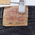 リーバイス Levis USA製 90s 97年製 ボタン裏522 501 ボタンフライ先染めブラックデニム メンズ W34L32