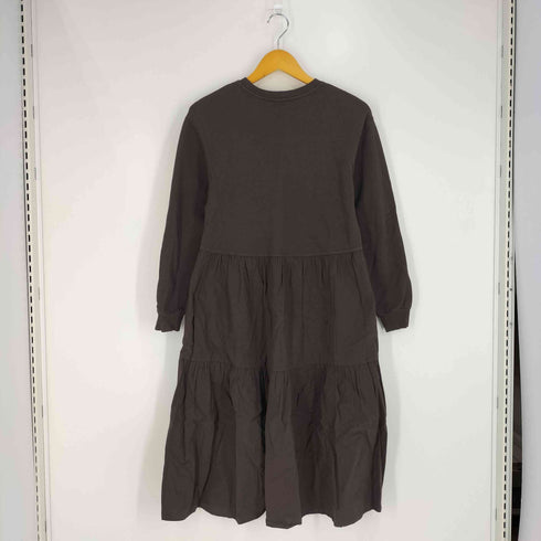 ザラ ZARA スウェット ドッキング ティアード ワンピース レディース import:S
