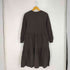 ザラ ZARA スウェット ドッキング ティアード ワンピース レディース import:S