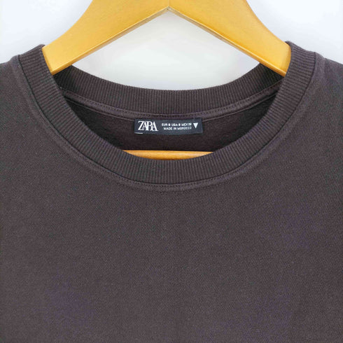 ザラ ZARA スウェット ドッキング ティアード ワンピース レディース import:S