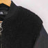 ザラ ZARA ボア切替 中綿スリーブ ブルゾン MA-1 レディース import:S