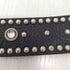 LEATHEROCK USA製 本革 ストーン装飾スタッズレザーベルト メンズ