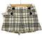 バーバリーブルーレーベル BURBERRY BLUE LABEL チェック ミニ キュロットショートパンツ レディース EUR:38