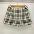 バーバリーブルーレーベル BURBERRY BLUE LABEL チェック ミニ キュロットショートパンツ レディース EUR:38