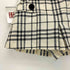 バーバリーブルーレーベル BURBERRY BLUE LABEL チェック ミニ キュロットショートパンツ レディース EUR:38