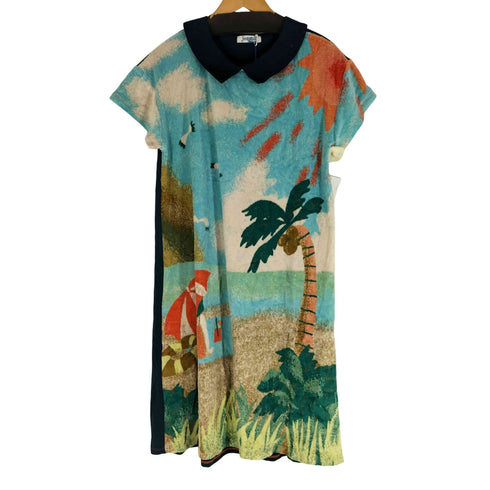 ホコモモラ Jocomomola 23ss Vacacione ジャカードワンピース レディース 40