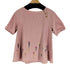 ホコモモラ Jocomomola 23ss Carta フラワーモチーフTシャツ レディース 40