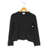 コムデギャルソン COMME des GARCONS インサイドアウト 裾変形 ウール クルーネックニット レディース JPN:XS