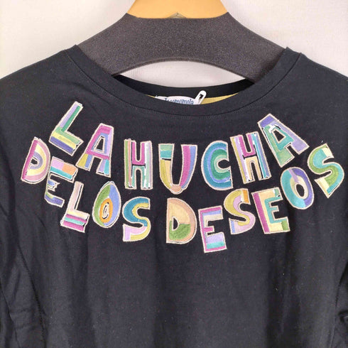 ホコモモラ Jocomomola Hucha デザイン長袖Tシャツ レディース 40