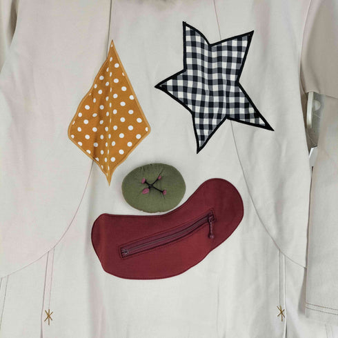 ホコモモラ Jocomomola 22aw Payaso ピエロアップリケカットソー レディース 40