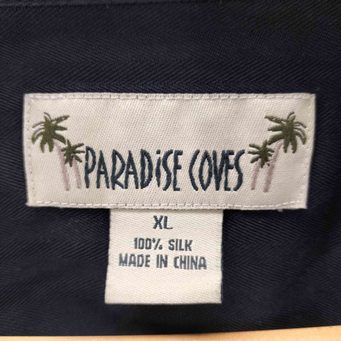 paradise coves シルクオープンカラーシャツ メンズ JPN:XL