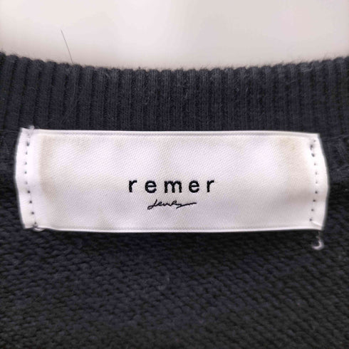 リメール remer クルーネックスウェット メンズ JPN:S